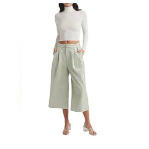 NWT Mint Sequin Wide Leg Crop Pants